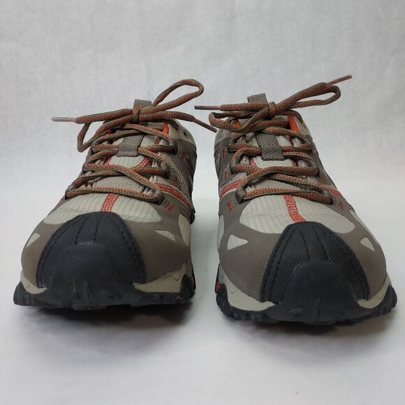 Merrell Air Hiking Shoe Women's US 10 Gray Orange Grasshopper Training Sneaker - Picture 3 of 13